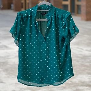 J Crew Polka Dot Top